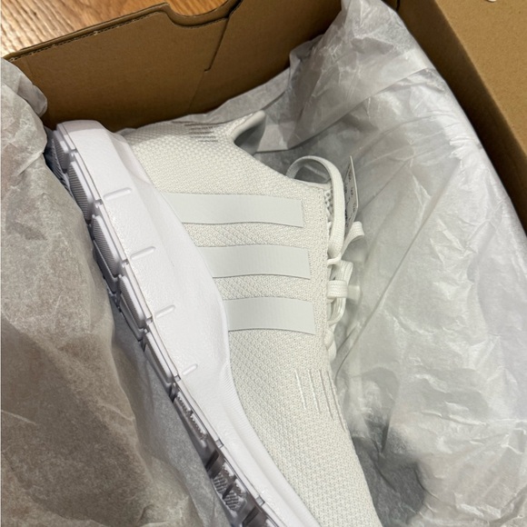 Adidas Swift Run 1.0 White Sneakers - Picture 4 of 6